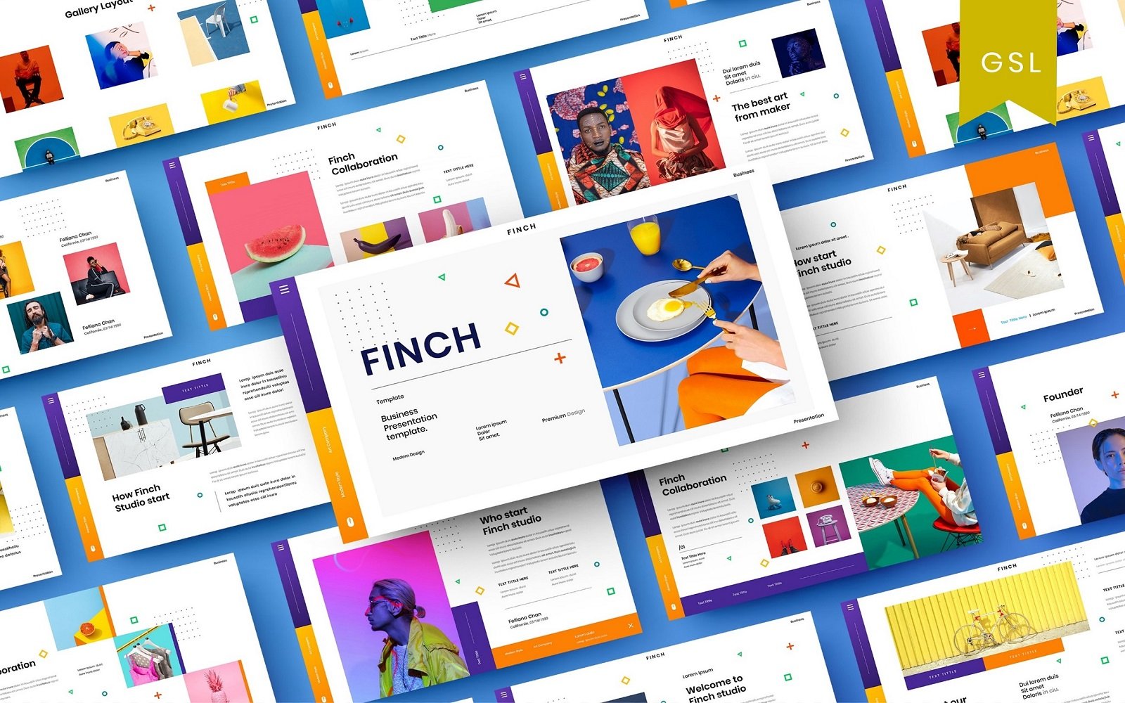 Finch - Business Google Slide Template