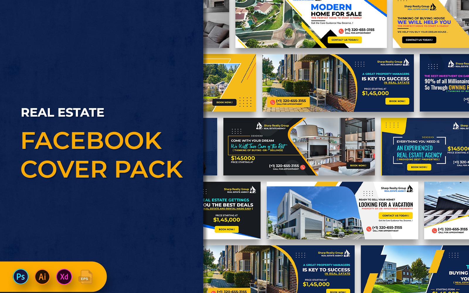 Real Estate Property Facebook Cover Banner