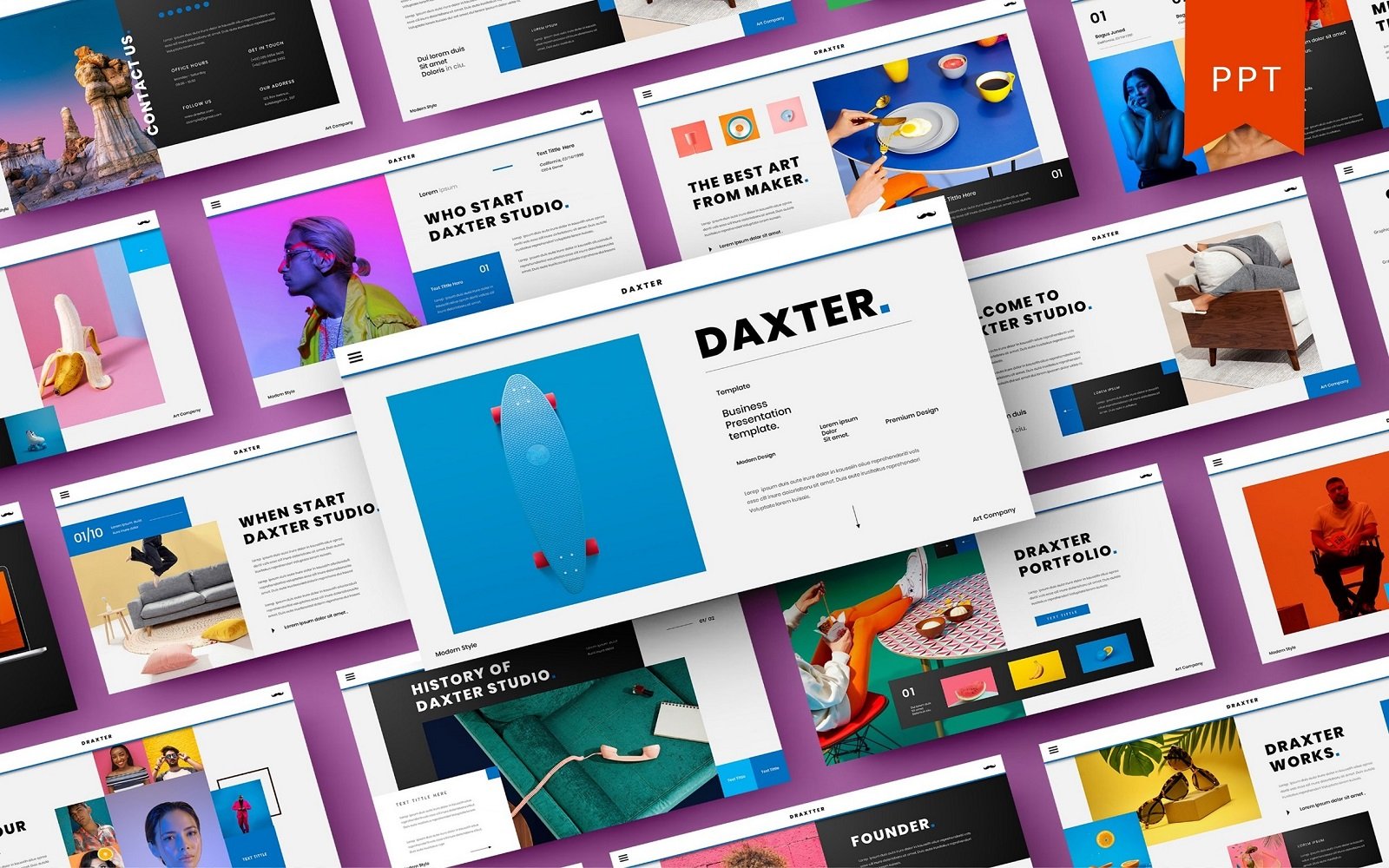 Draxter – Business PowerPoint Template