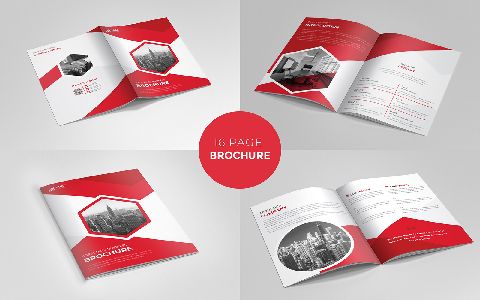 Corporate A4 Modern Brochure professional Template layout design minimal brochure design