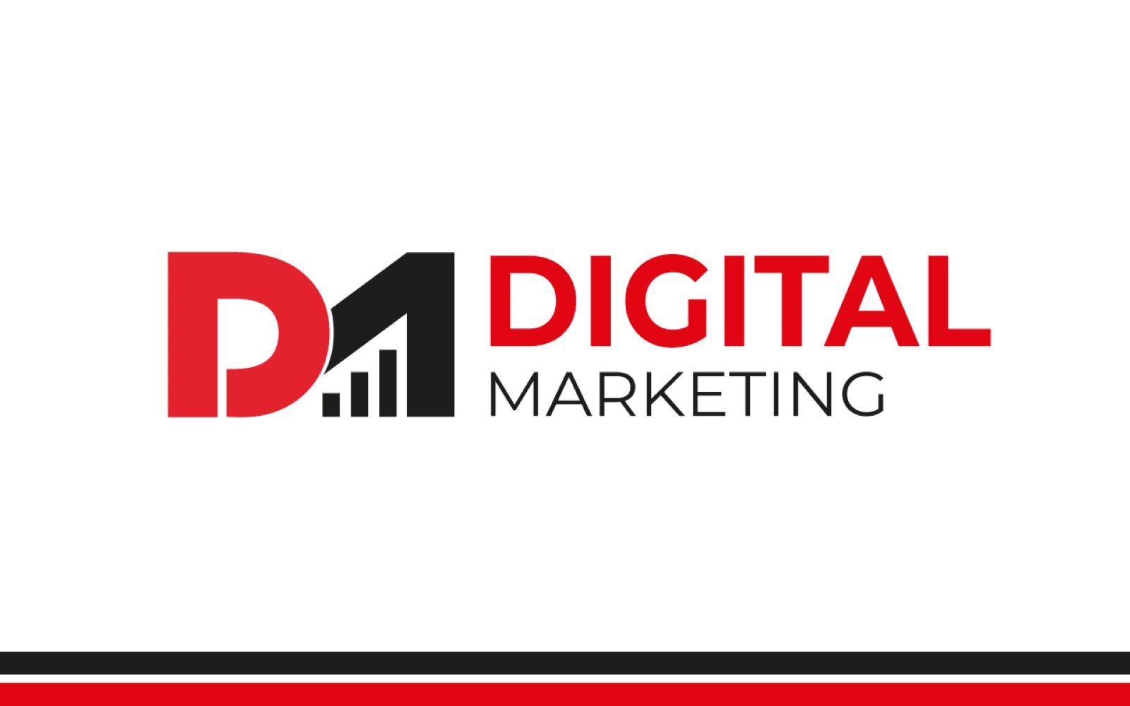 Digital Marketing Logo with Four Colour Variations