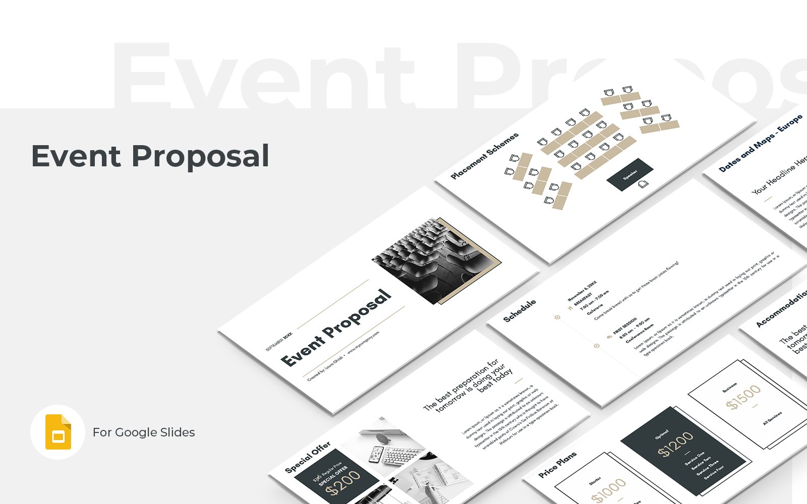 Event Proposal Google Slides Presentation Template