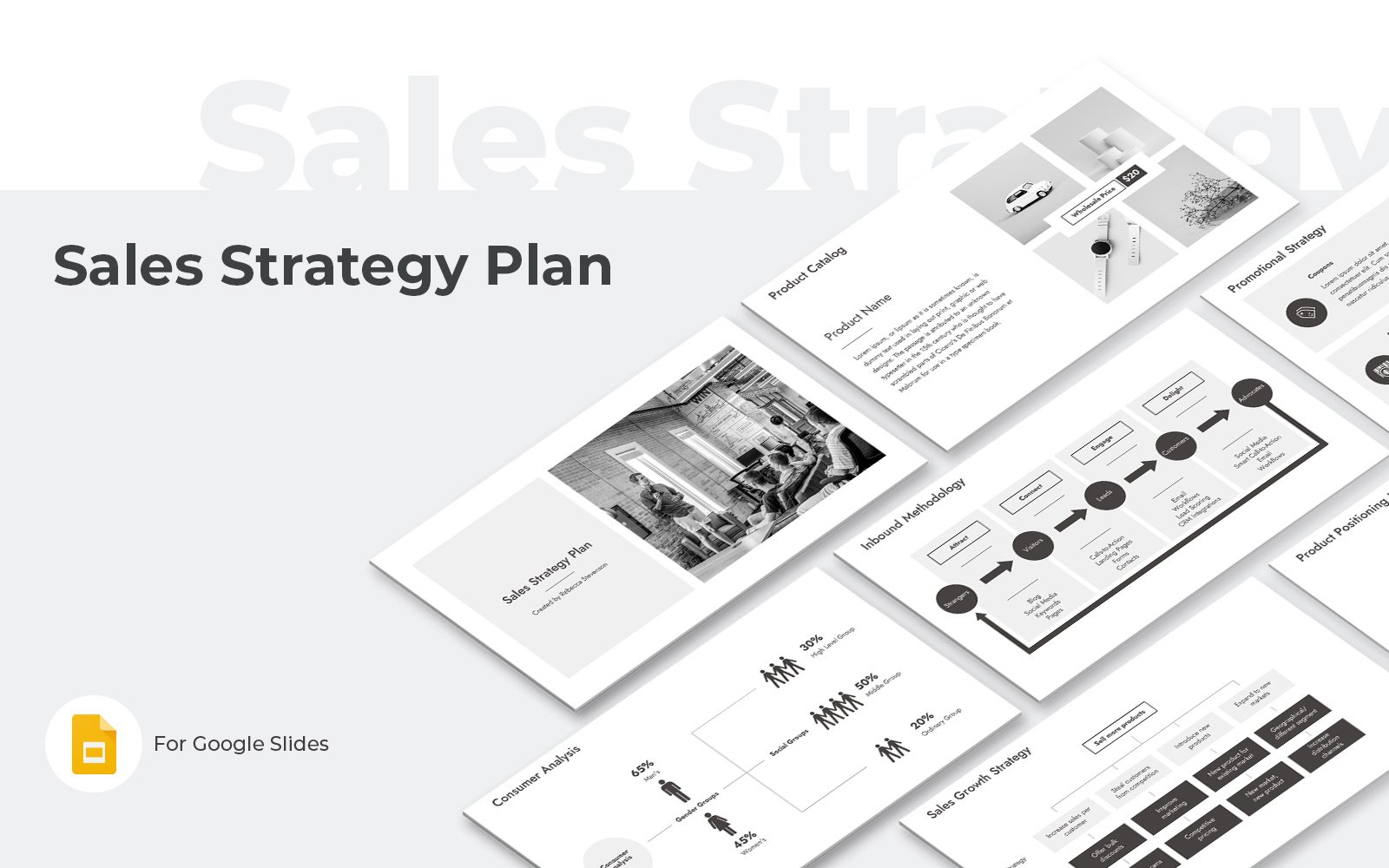 Sales Strategy Plan Google Slides Template