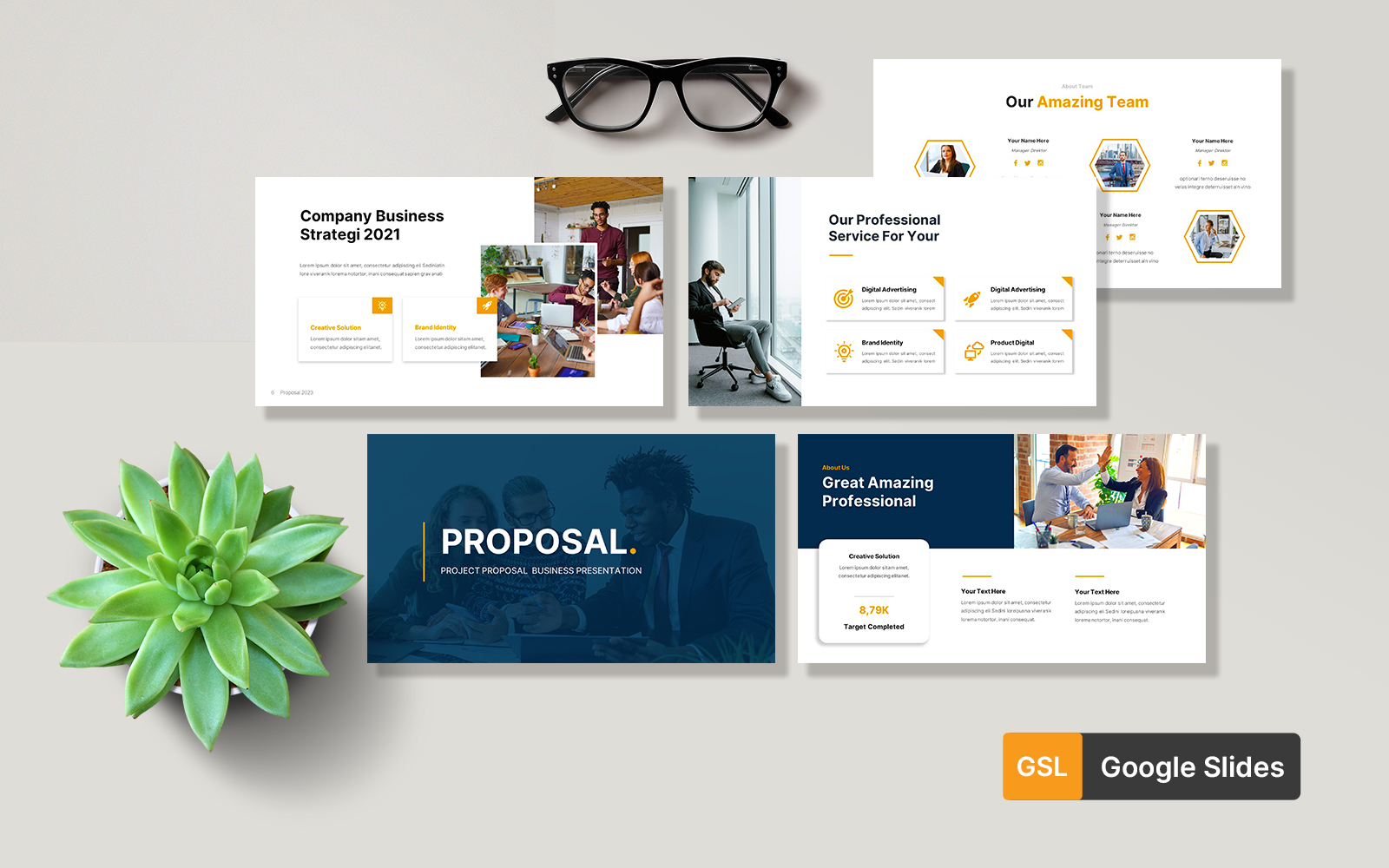 Project Proposal Google Slides Template