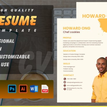 Creative Customizable Resume Templates 253854