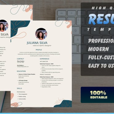 Creative Customizable Resume Templates 253855