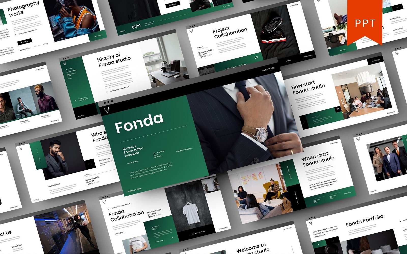 Fonda – Business PowerPoint Template