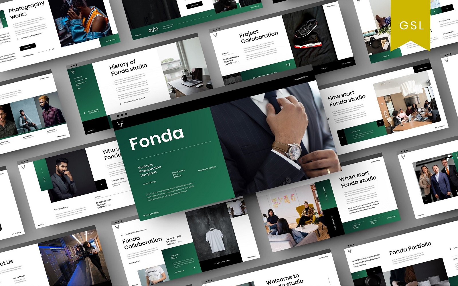 Fonda - Business Google Slide Template