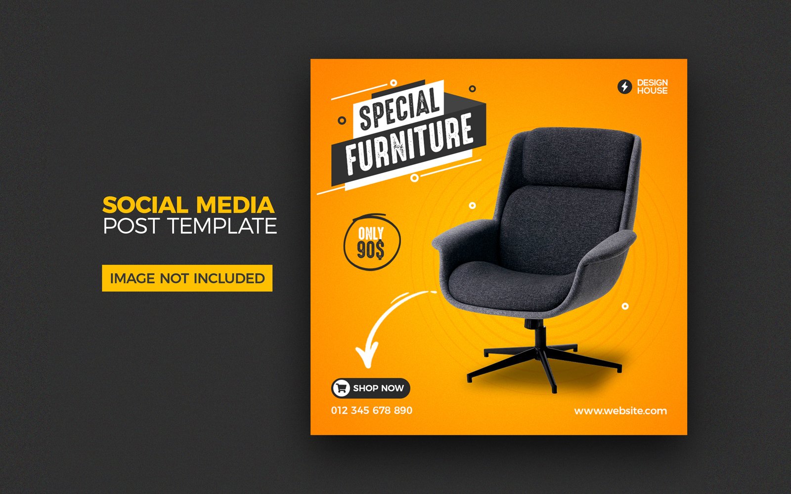 Furniture Sale Social Media Templates