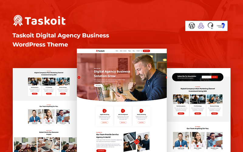 Taskoit - Digital Agency Business WordPress Theme