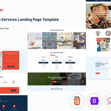Conditioning Business Landing Page Templates 254225