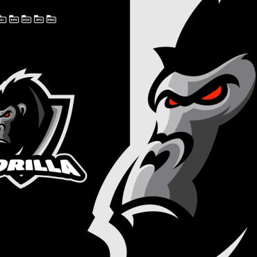 Gorilla Icon Logo Templates 254244