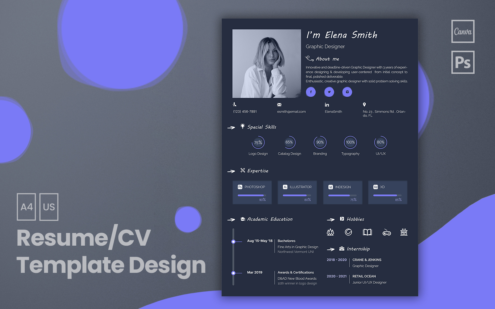 Resume/CV Template Design