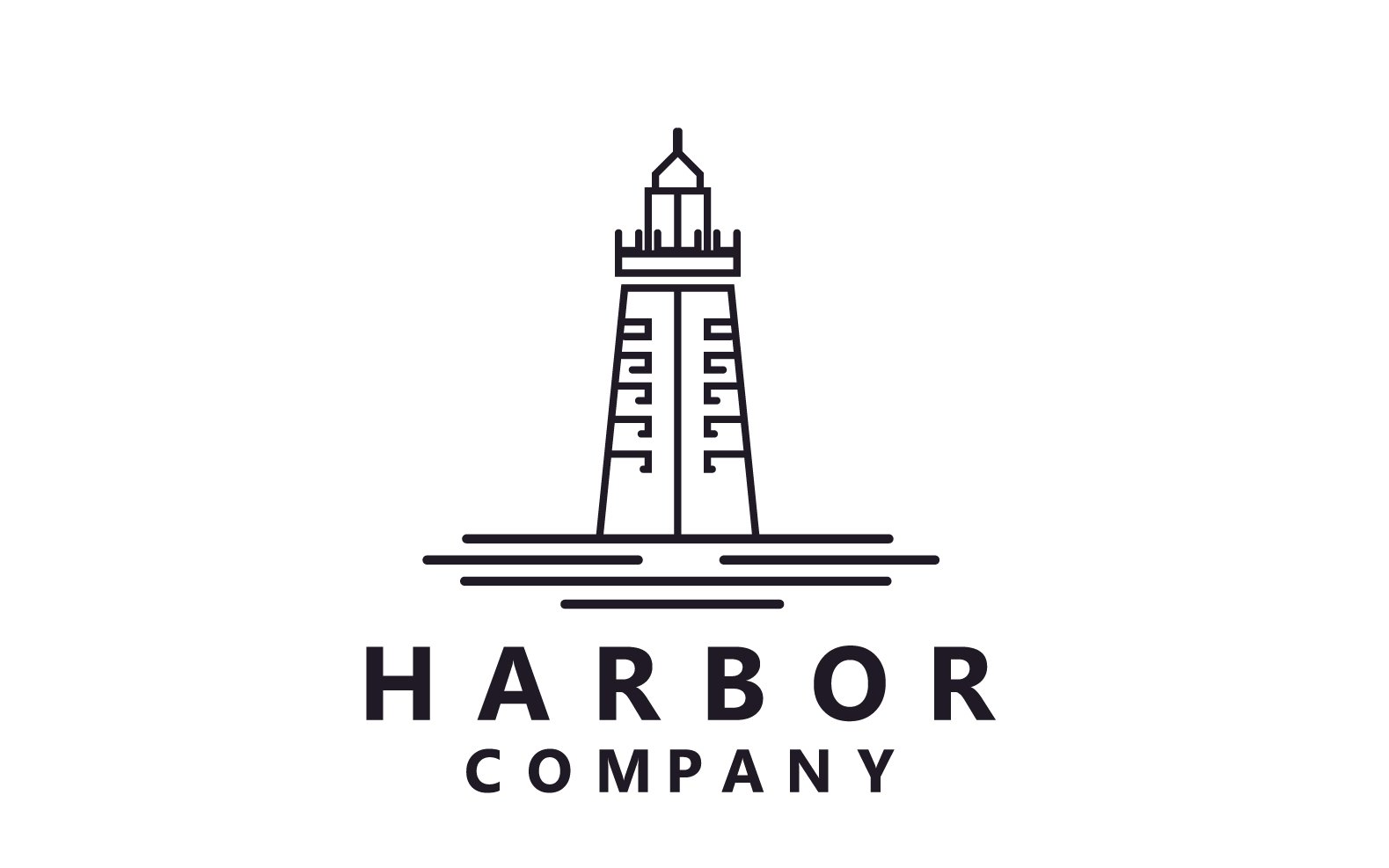 Harbor Company Logo And Symbol Vector