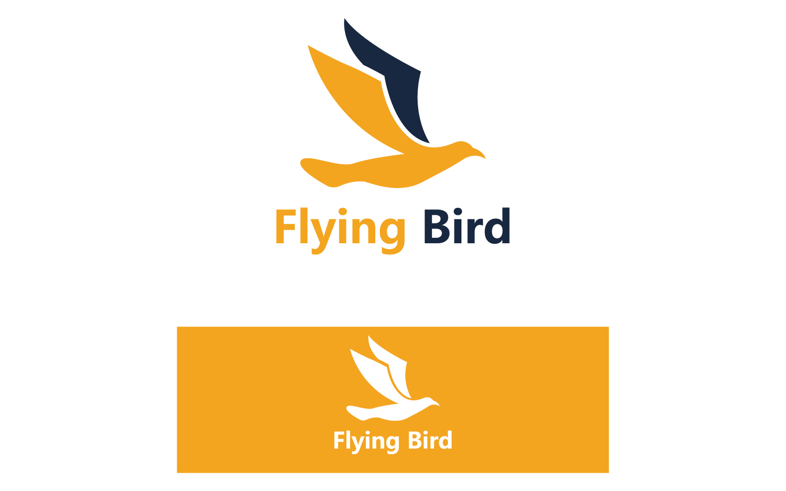 Bird Flying Logo And Symbol Element V1