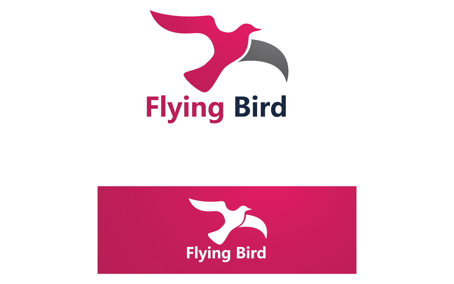 Bird Flying Logo And Symbol Element V7