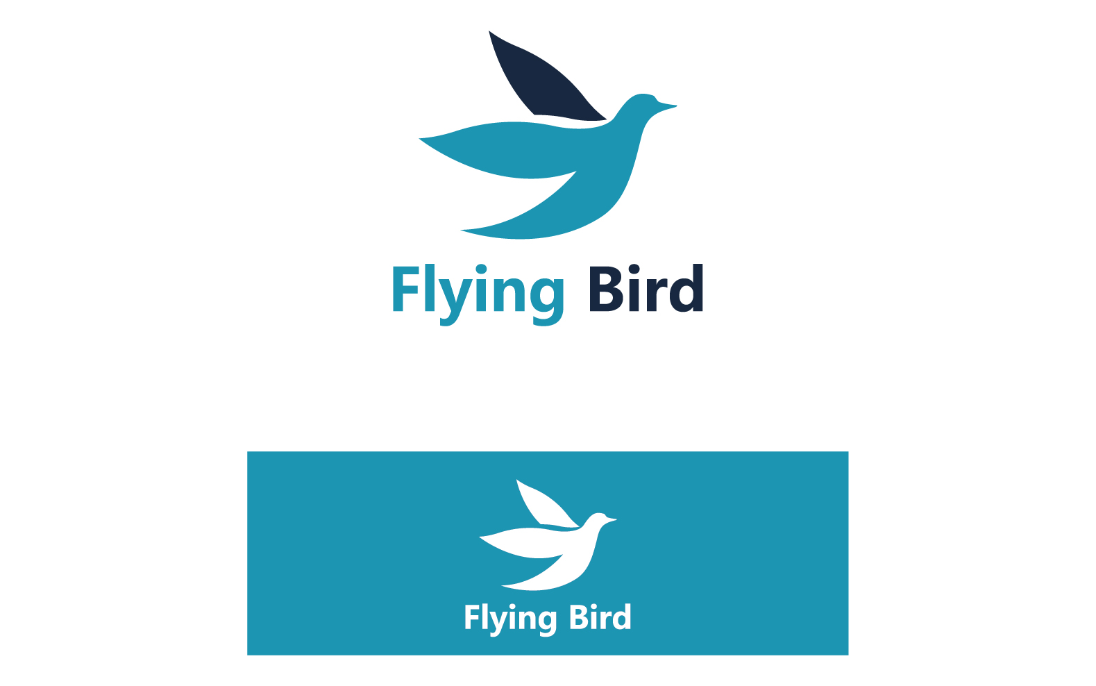 Bird Flying Logo And Symbol Element V8