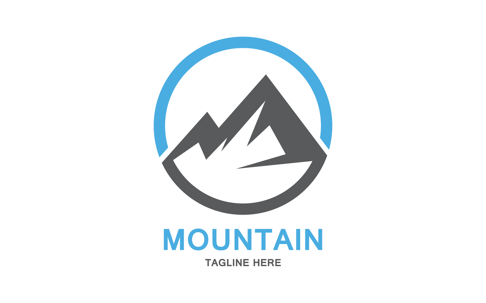 Mountain Icon Logo Design Vector Landscape V11