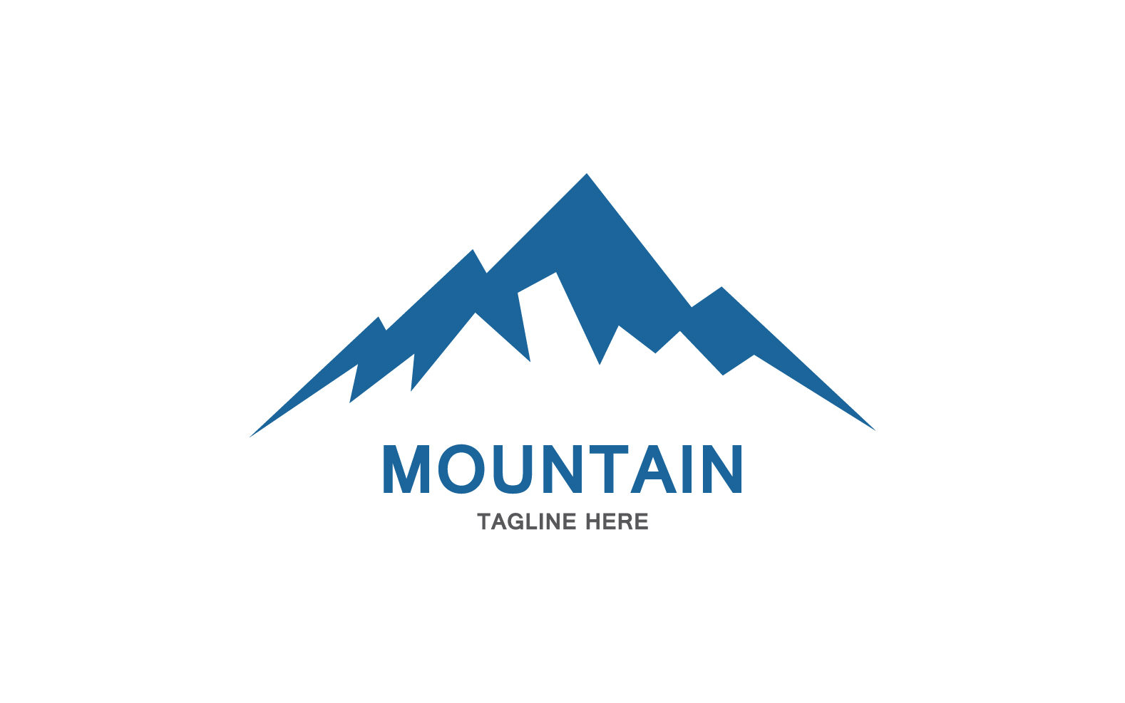 Mountain Icon Logo Design Vector Landscape V19
