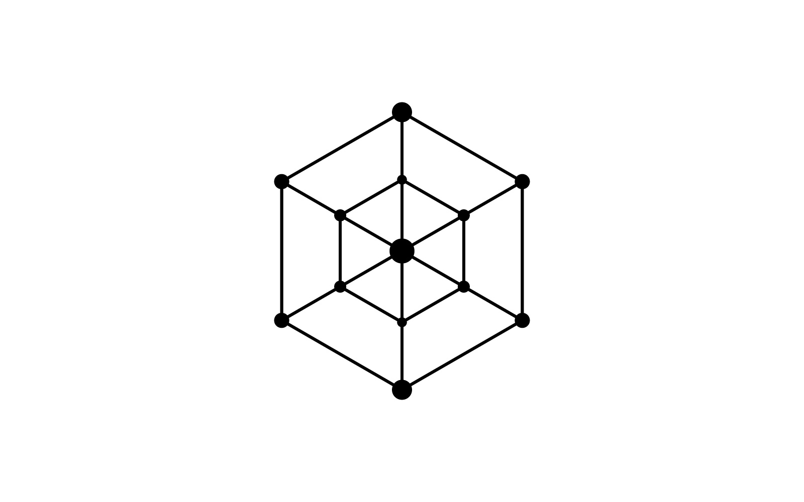 Polygonal Line Icon Design Vector Template V4