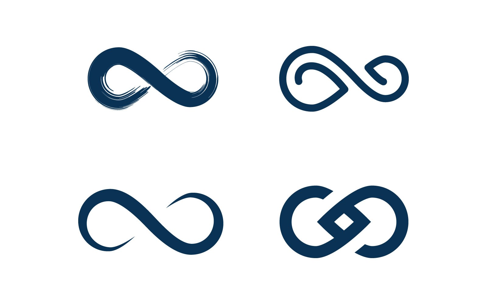Infinity Logo Icon Design Vector V5