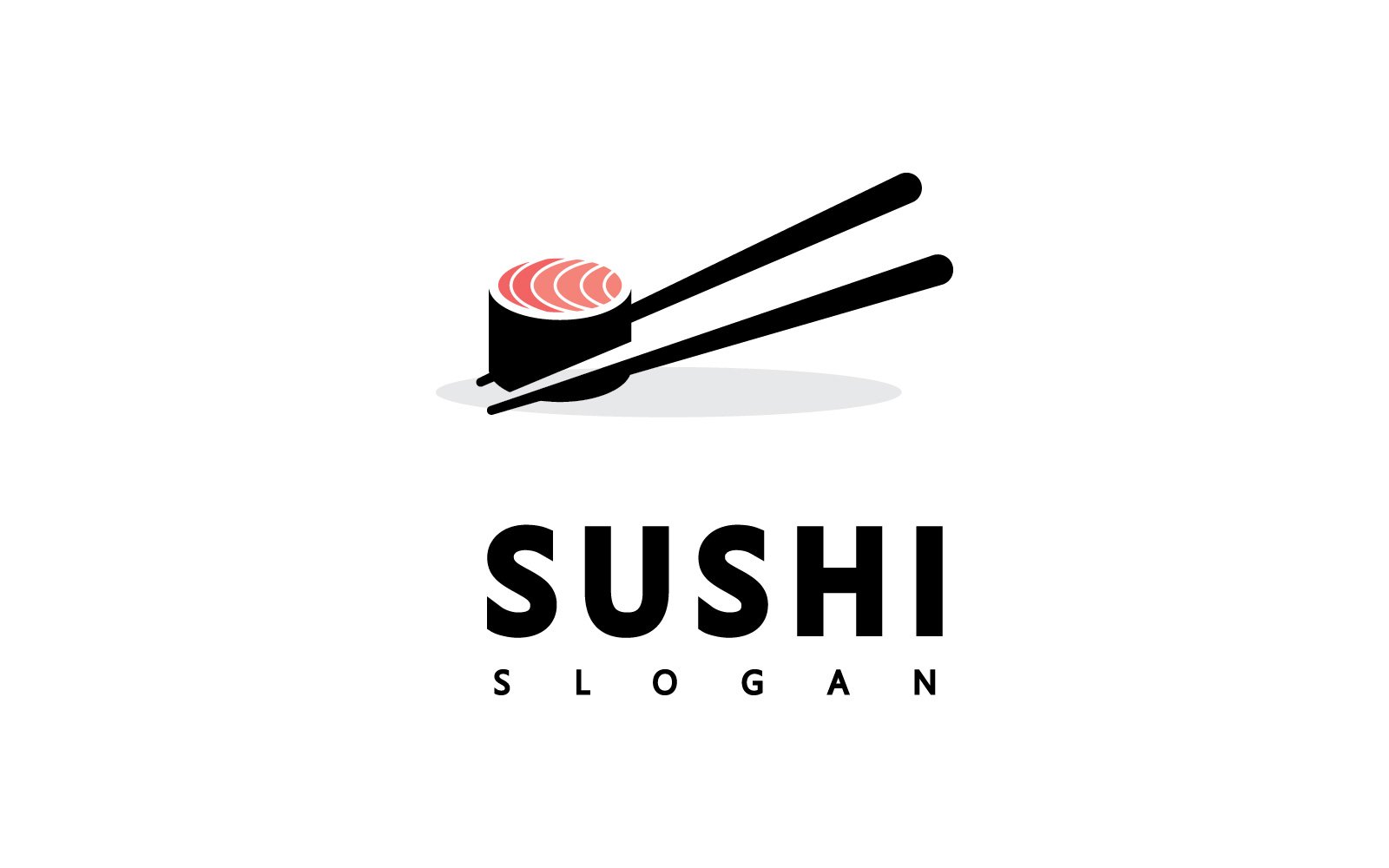 Sushi Logo Icon Design Vector, Japanese Food Logo Symbol V2
