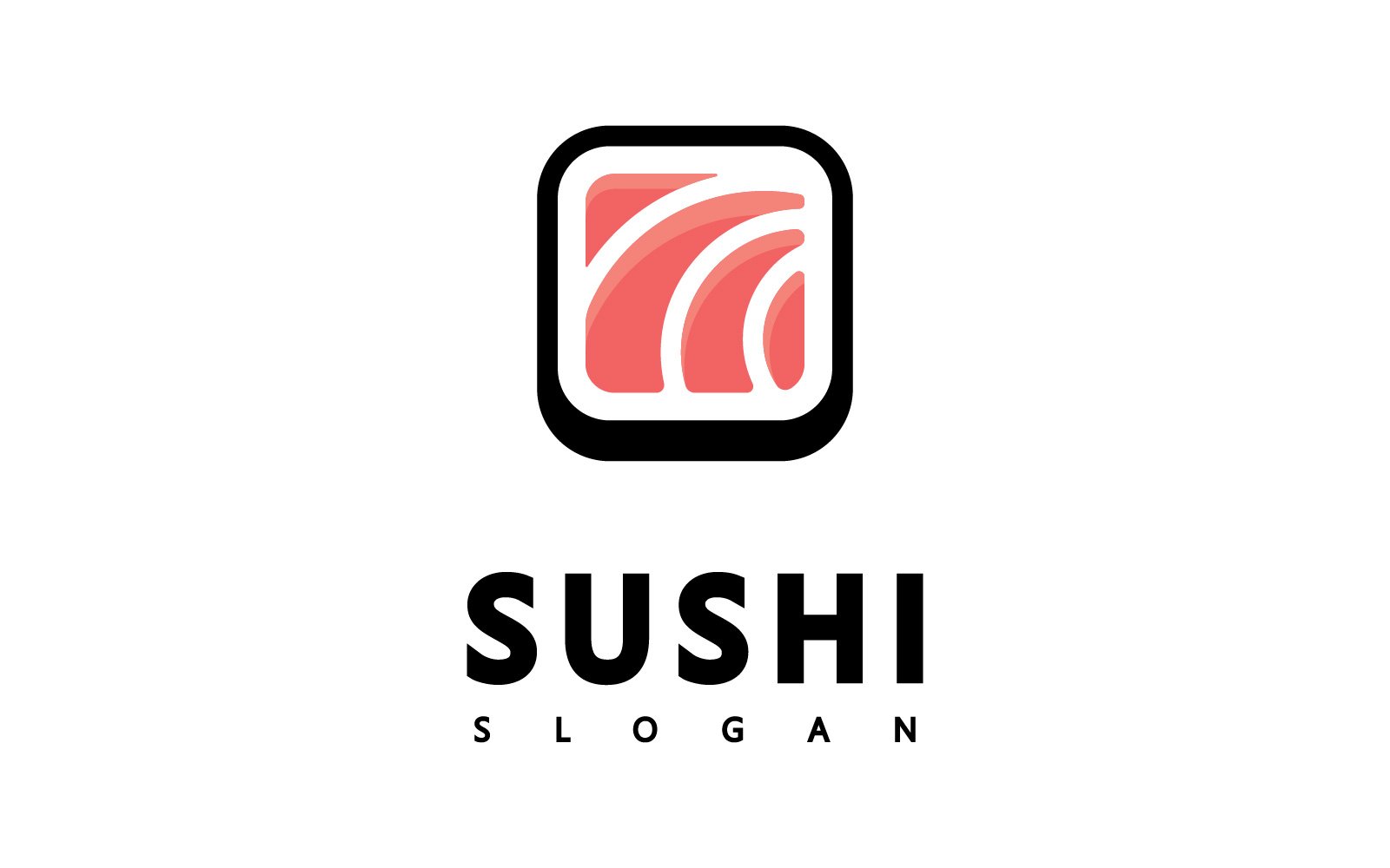Sushi Logo Icon Design Vector, Japanese Food Logo Symbol V4
