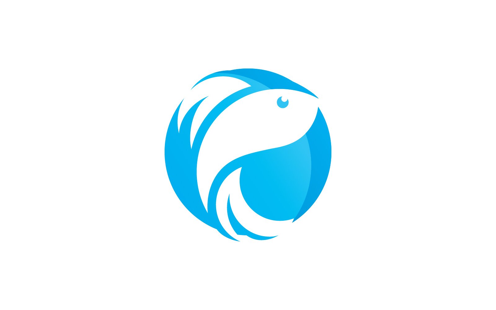 Fish Logo Icon Design Vector V8