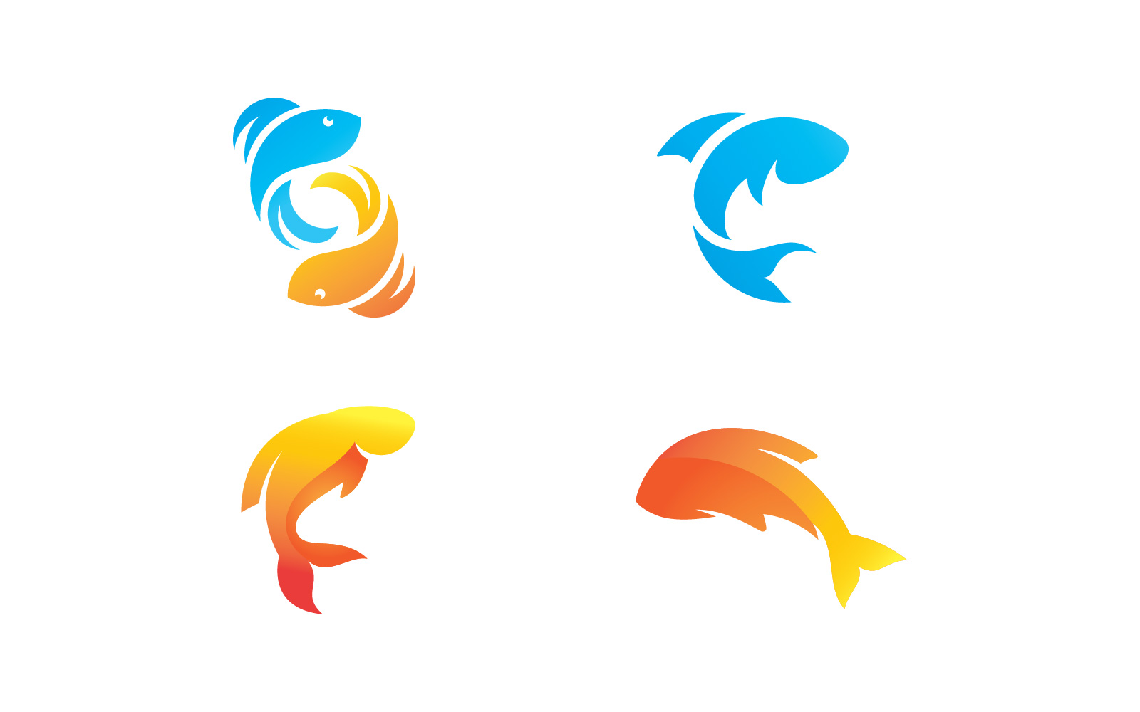 Fish Logo Icon Design Vector V9