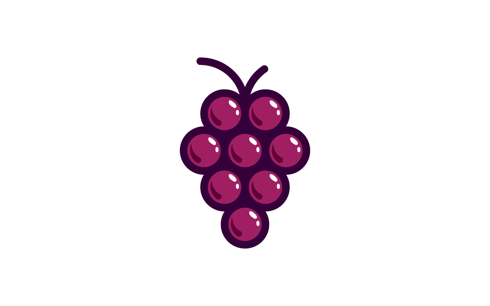 Grape Logo Icon Design Vector V3