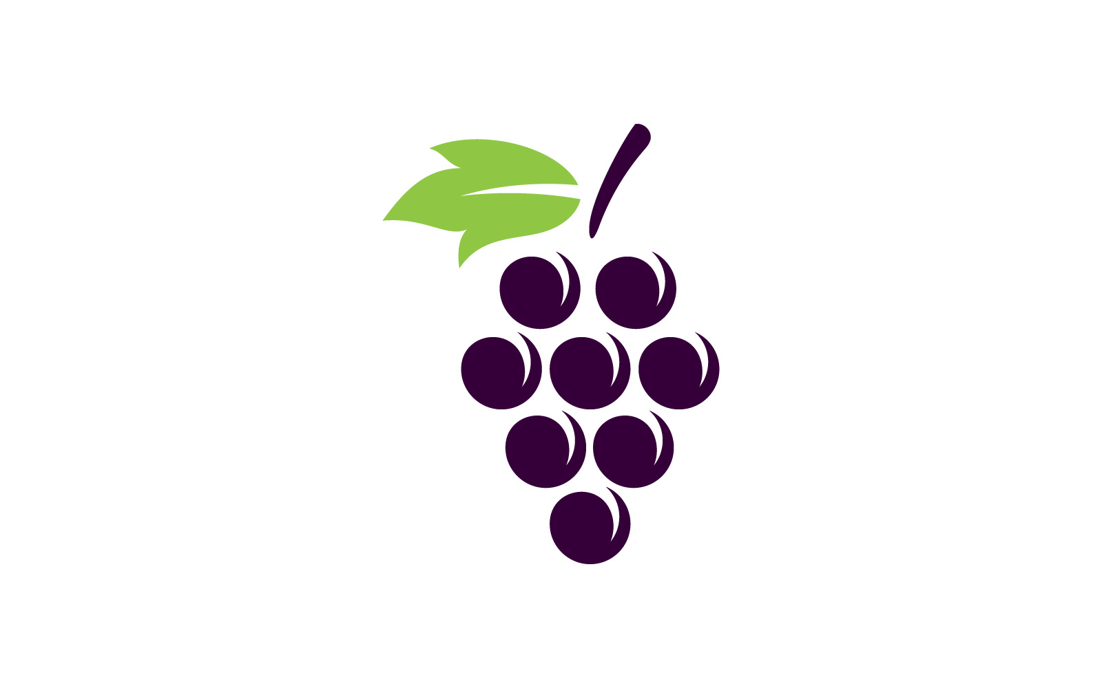 Grape Logo Icon Design Vector V4