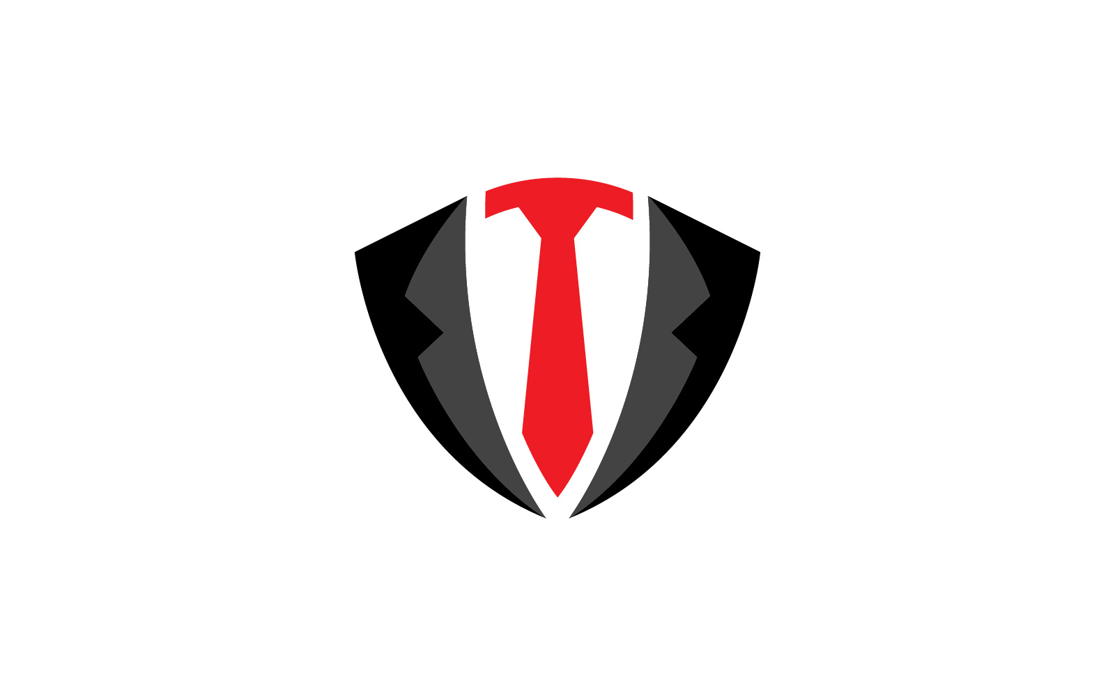 Tuxedo Dress Logo Vector Symbol  V4