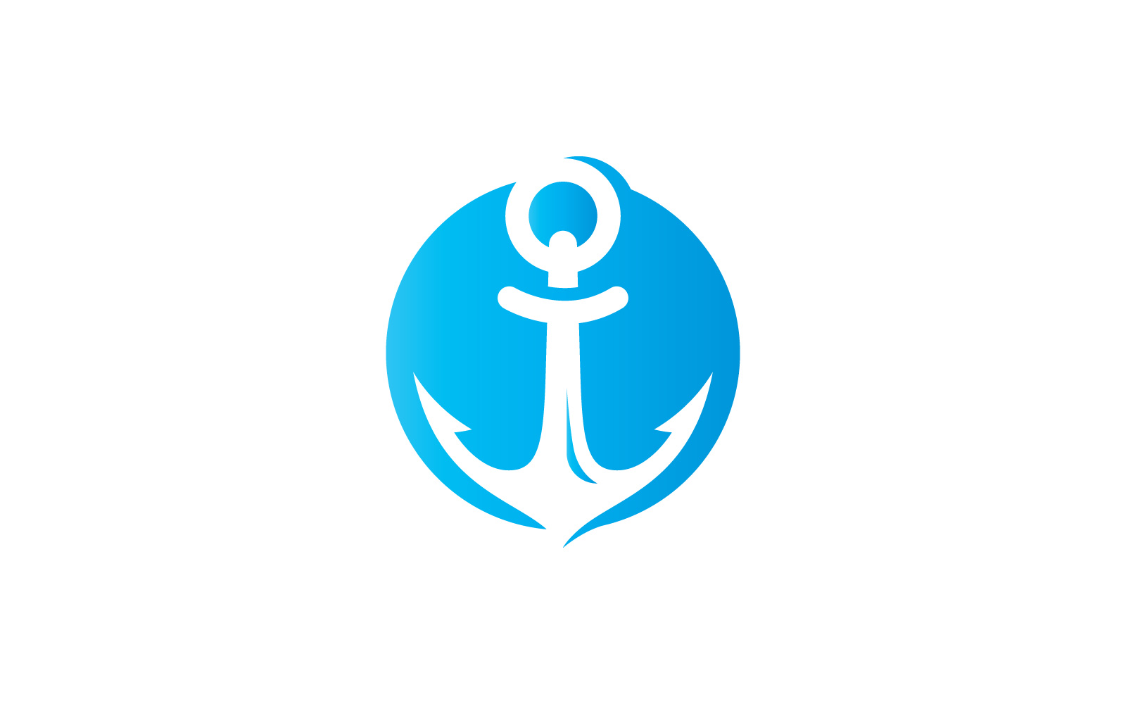 Anchor Logo Vector Symbol V2