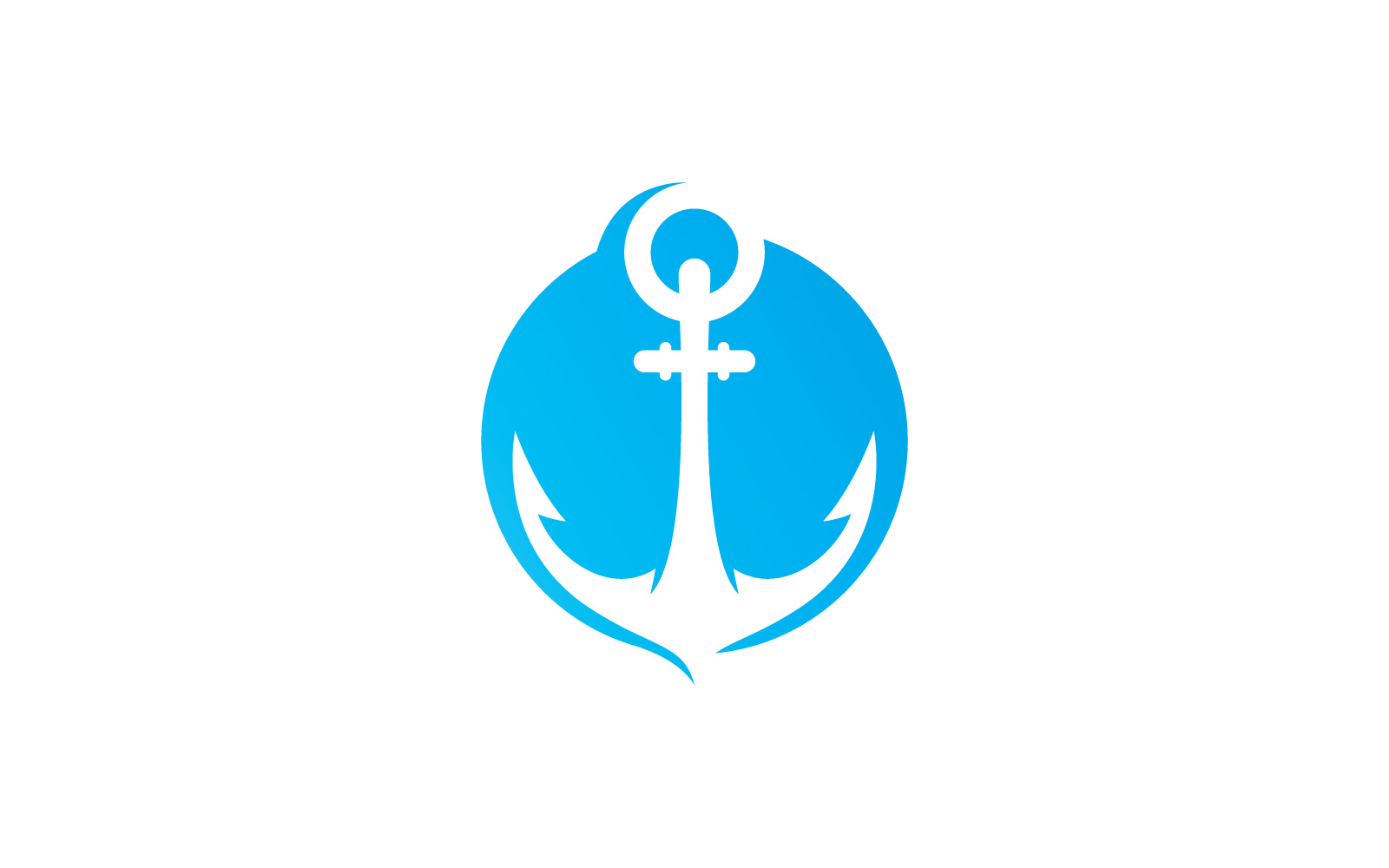 Anchor Logo Vector Symbol V3