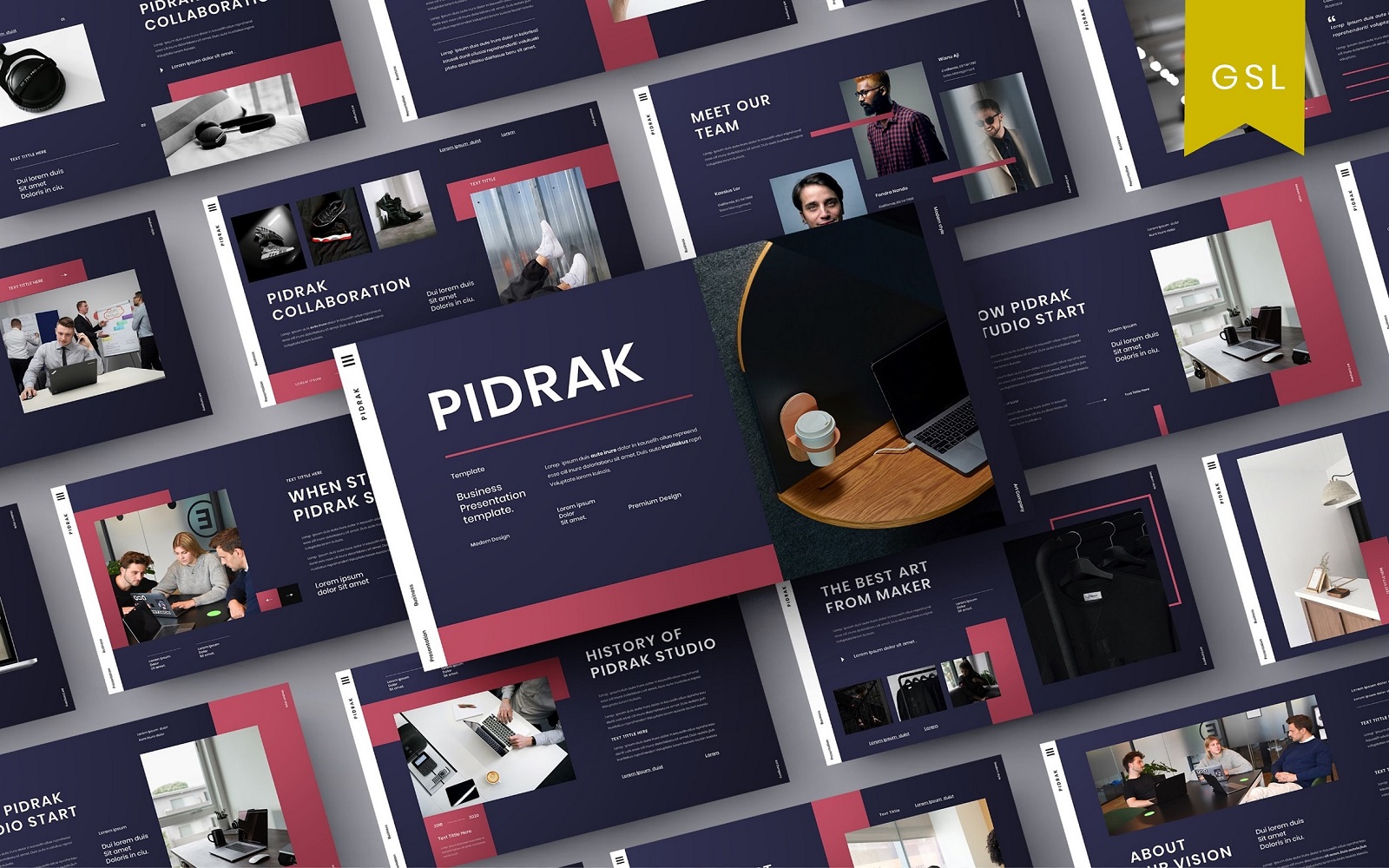 Pidrak - Business Google Slide Template