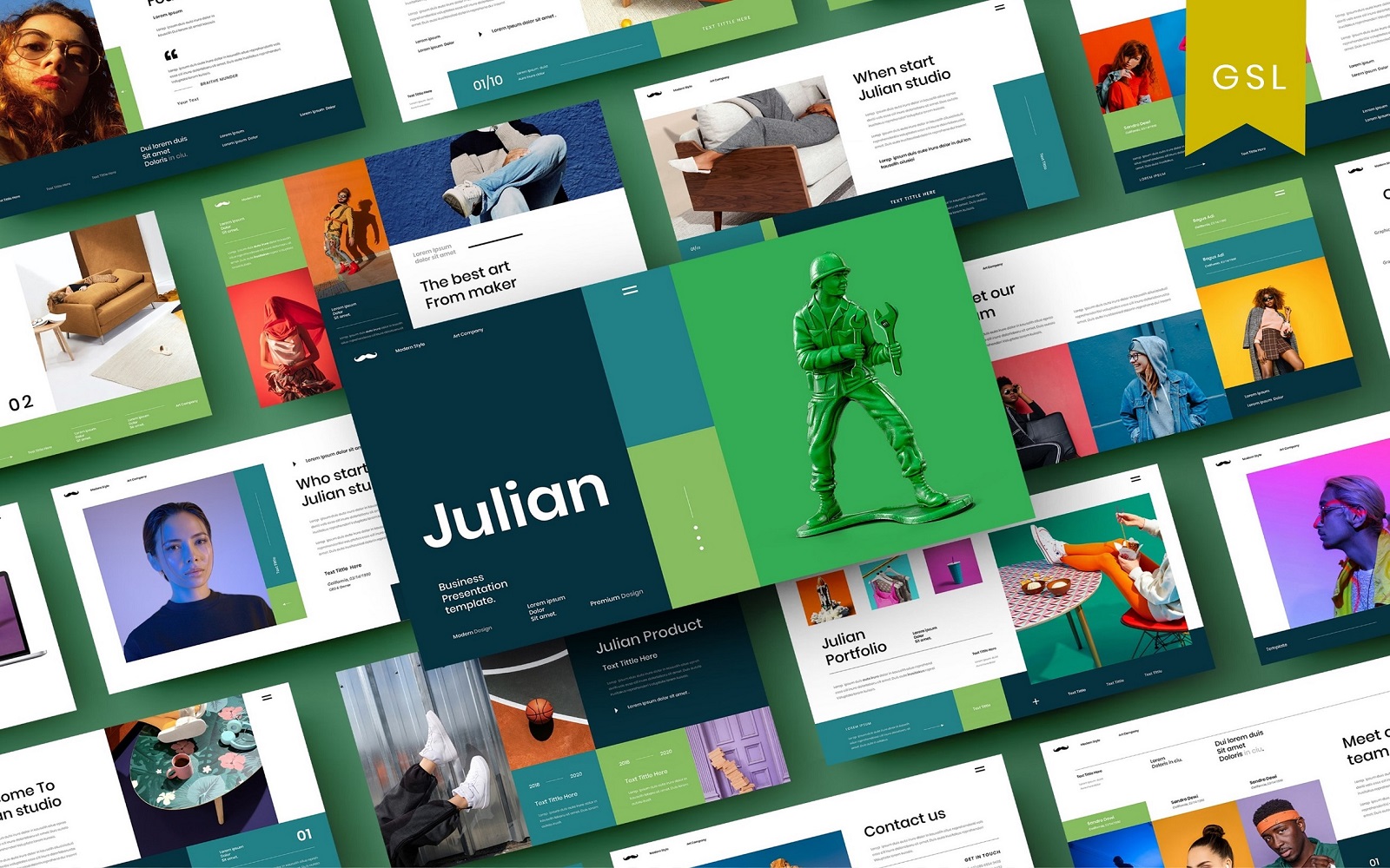 Julian - Business Google Slide Template
