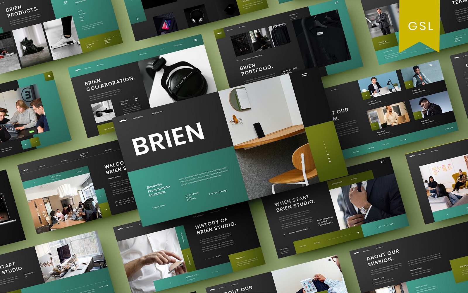 Brien - Business Google Slide Template