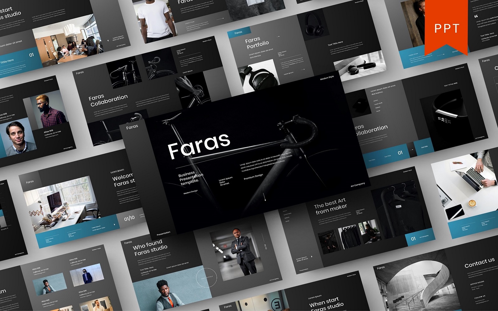 Faras – Business PowerPoint Template