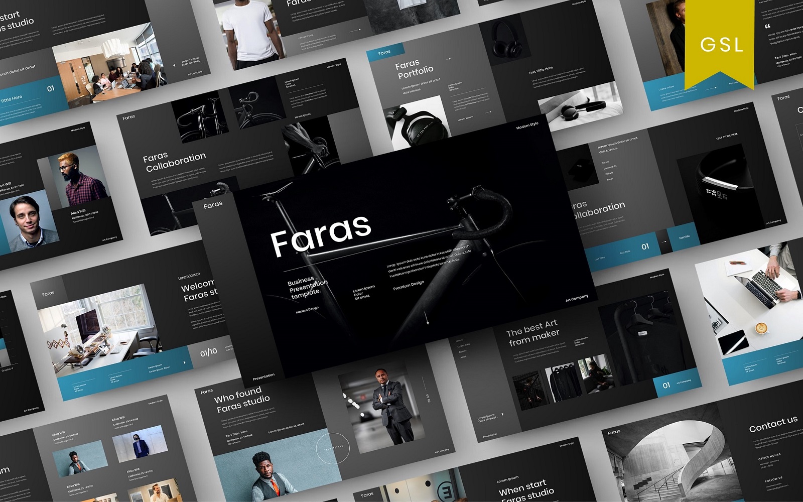 Faras - Business Google Slide Template