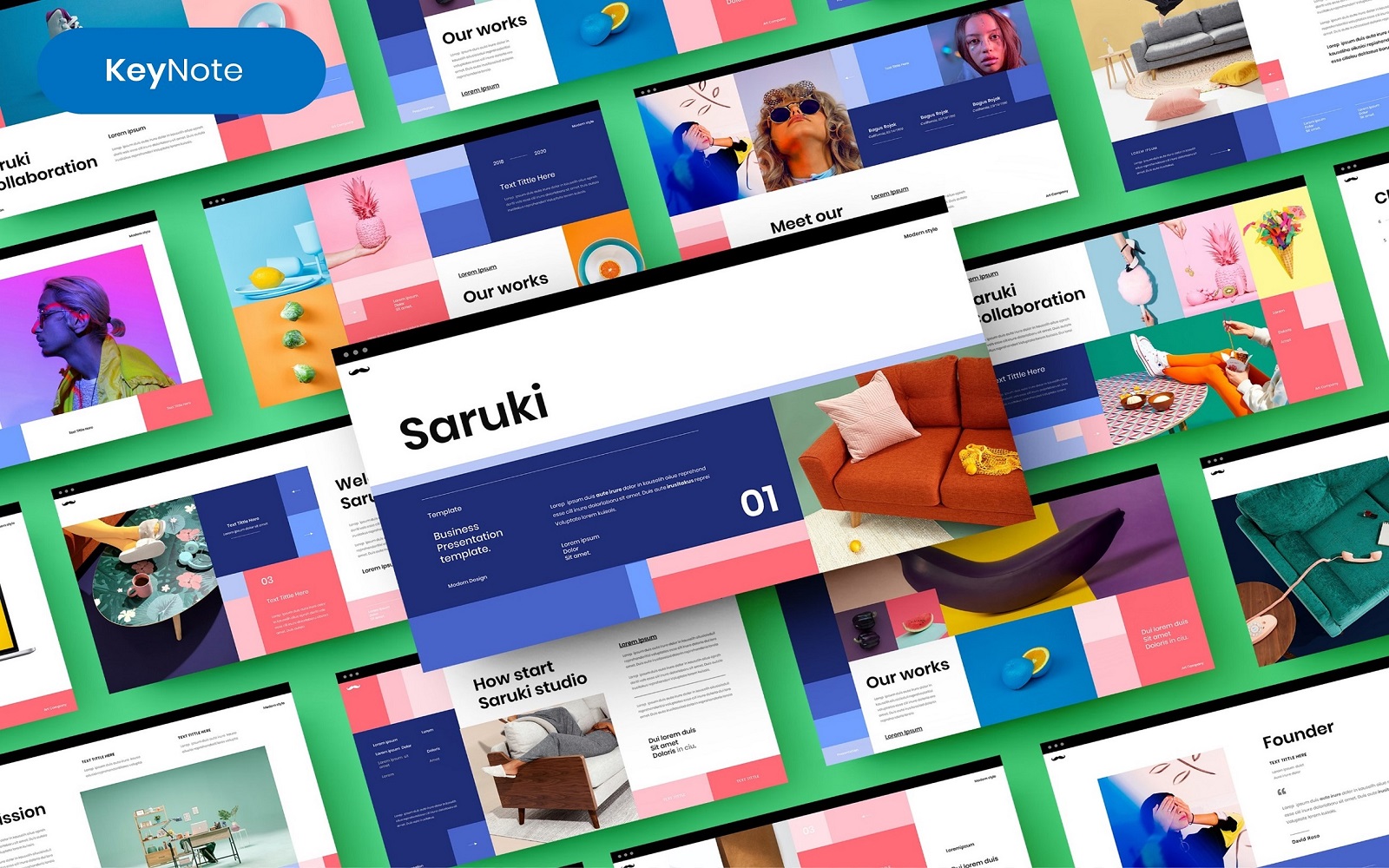 Saruki – Business Keynote Template