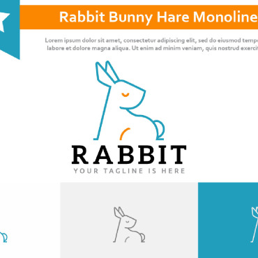 Rabbit Bunny Logo Templates 255482