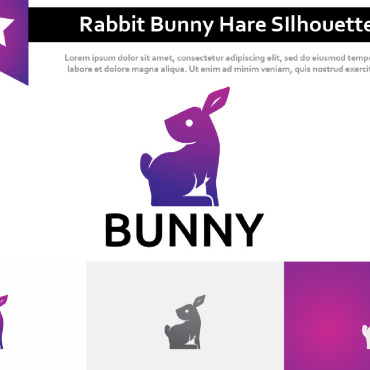 Bunny Hare Logo Templates 255484