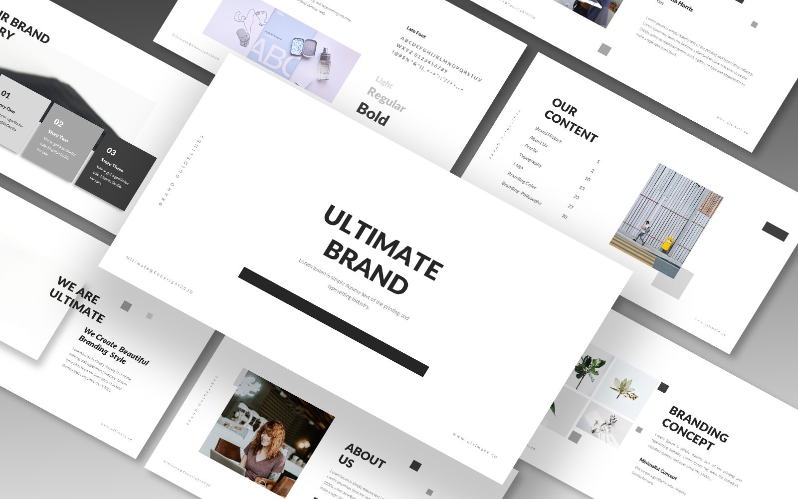 Ultimate Brand Guideline Google Slides Template