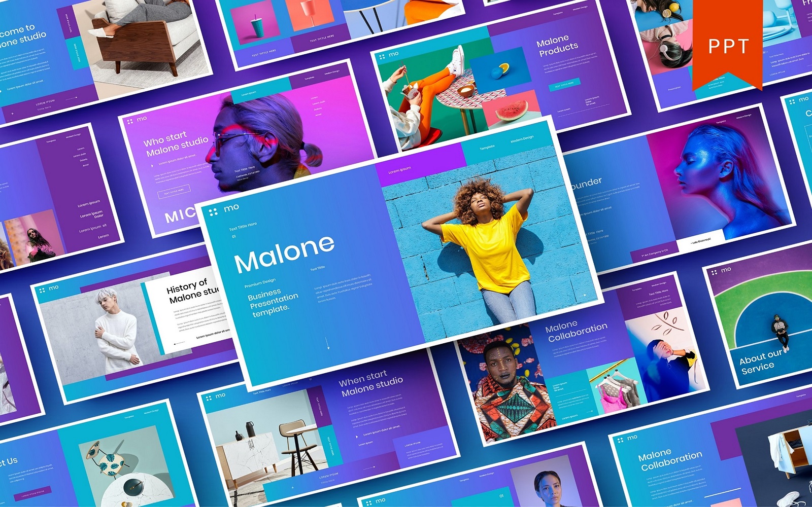 Malone – Business PowerPoint Template