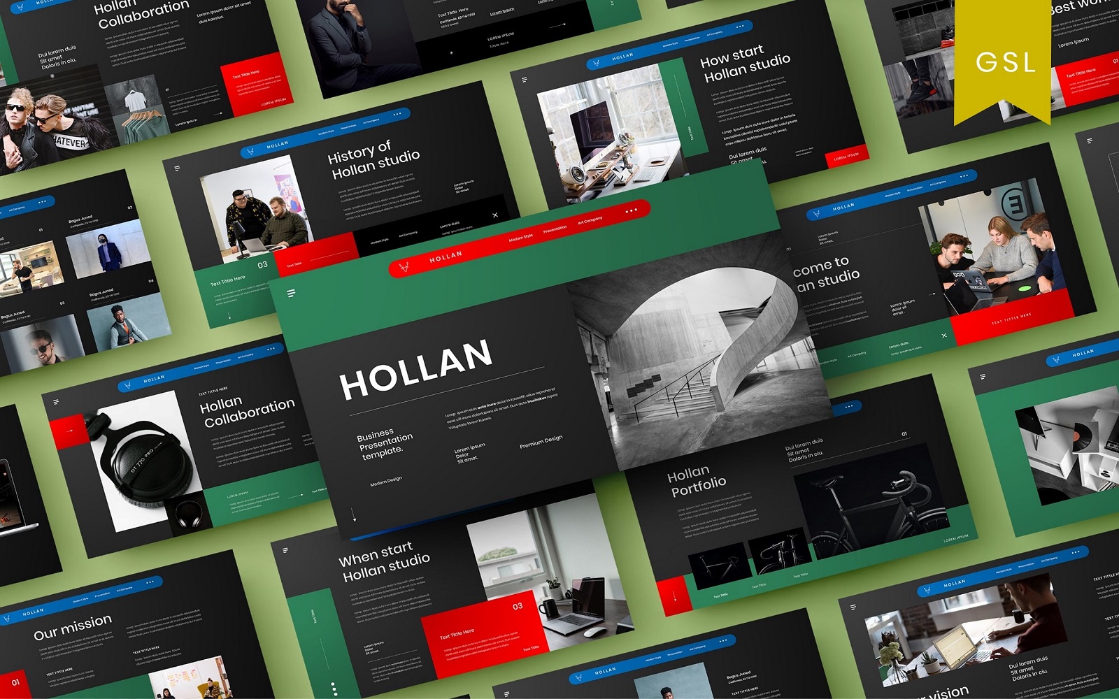 Hollan - Business Google Slide Template