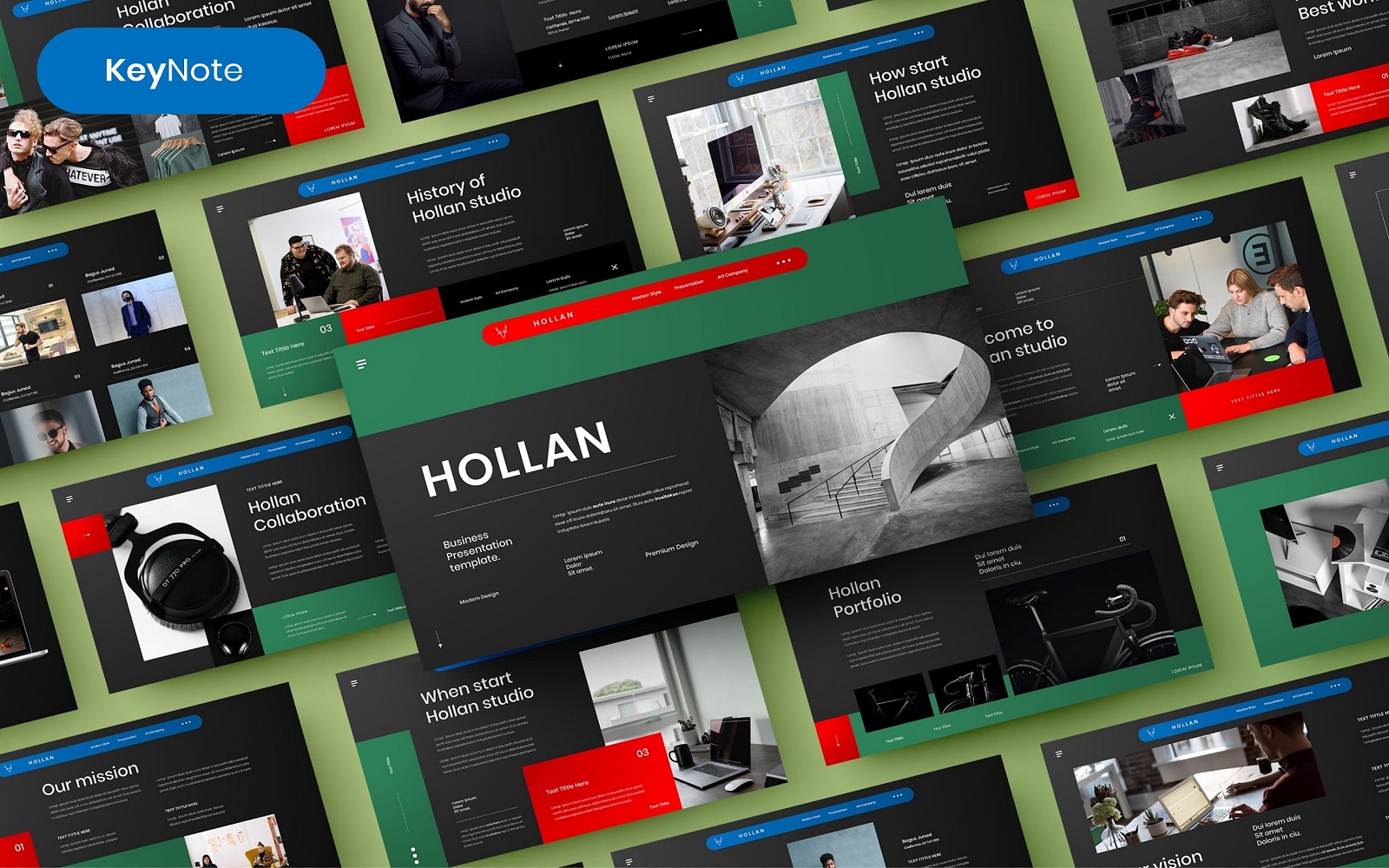Hollan – Business Keynote Template