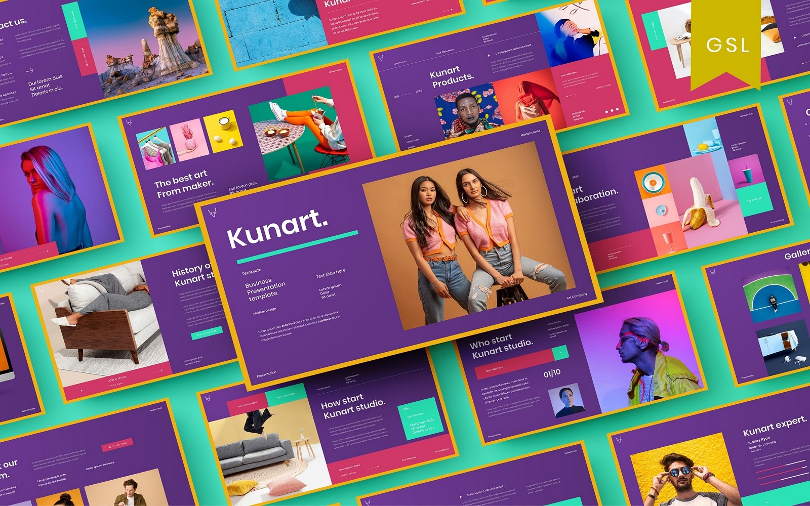Kunart - Business Google Slide Template
