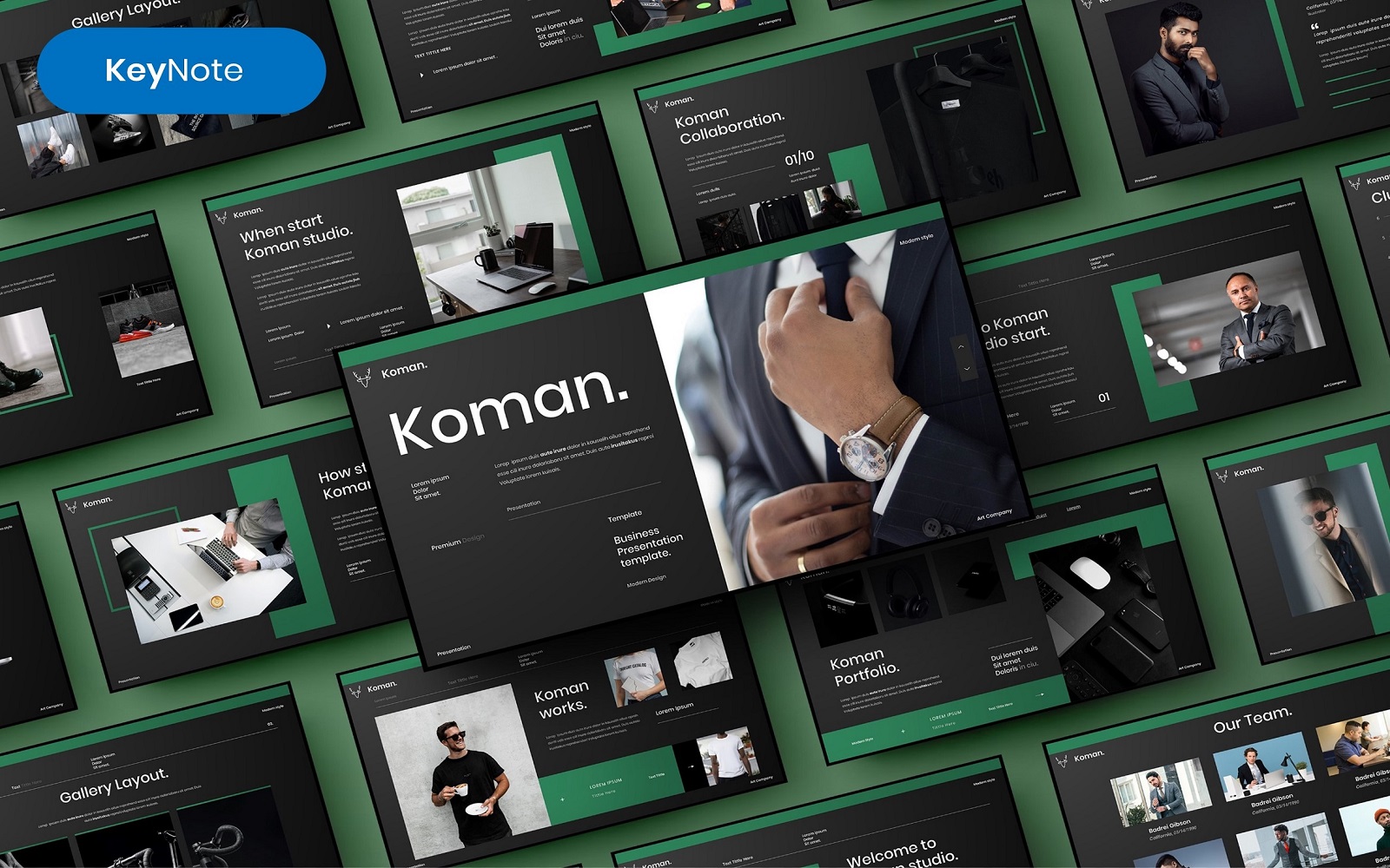 Koman – Business Keynote Template