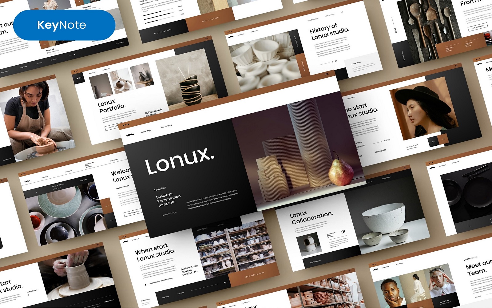 Lonux – Business Keynote Template