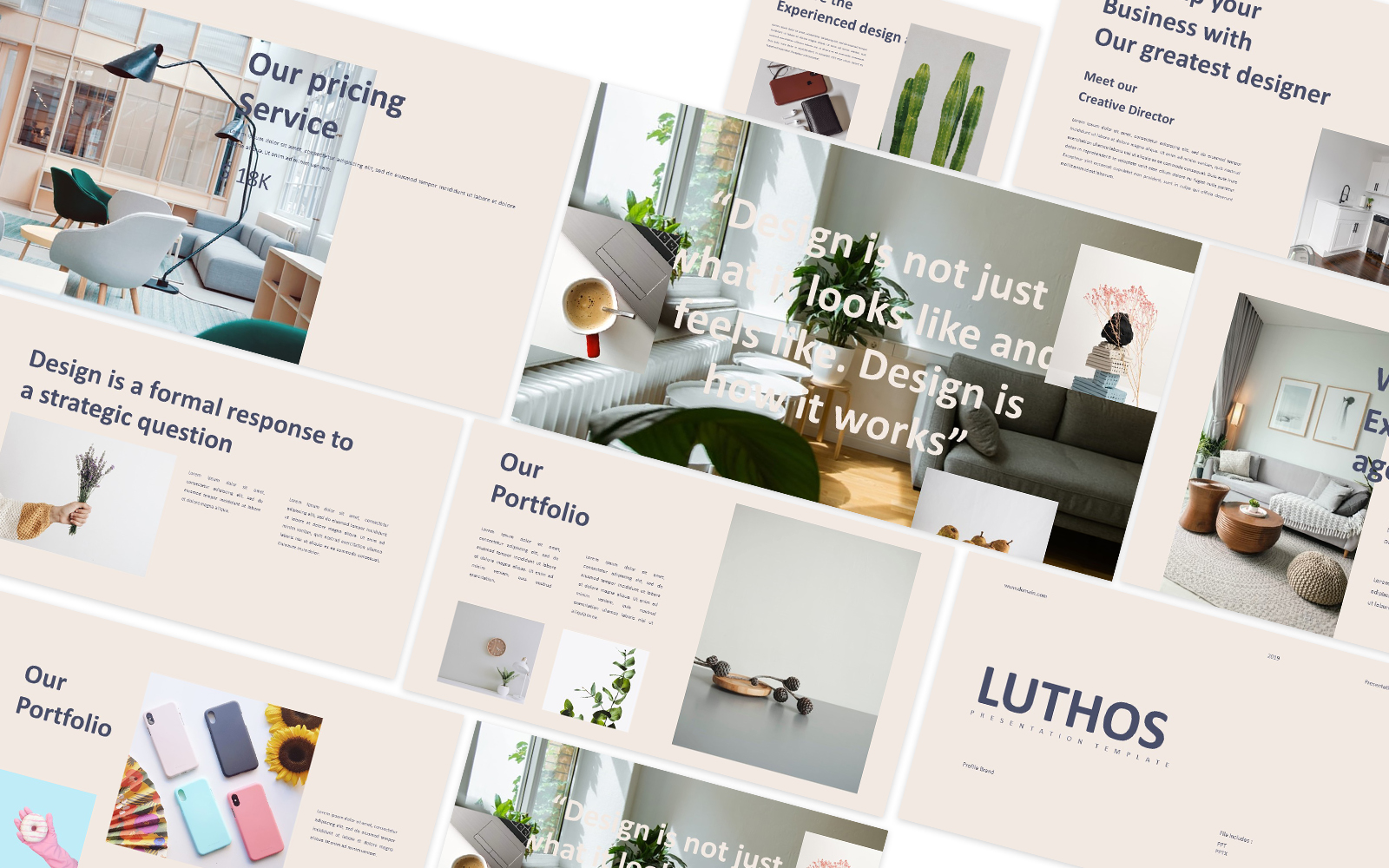 Luthos Brand Powerpoint Template